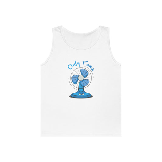 fan illustration only fans pun funny tank top design