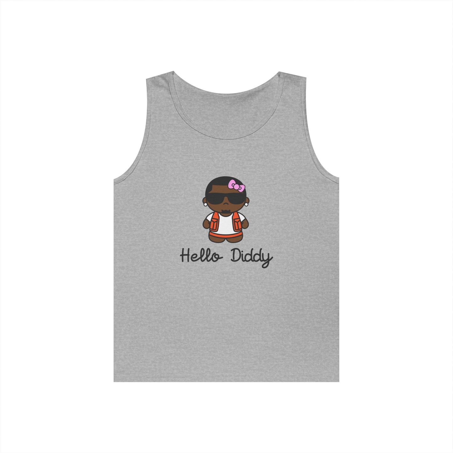hello kitty parody diddy mashup funny tank top design