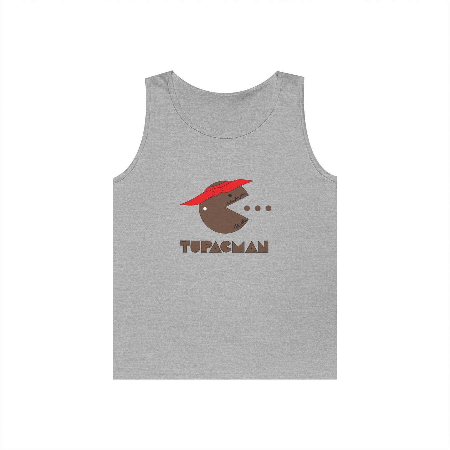 tupac pacman parody mashup funny tank top design