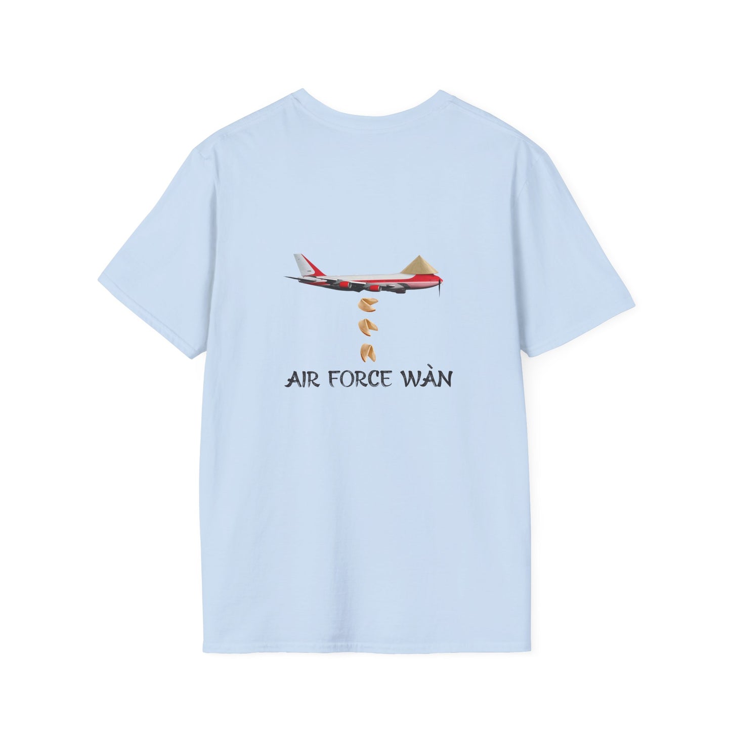 Chinese inspired air force one the presidential plane now with a rice hat, mustached dropping fortune cookies like there's no tomorrow shirt