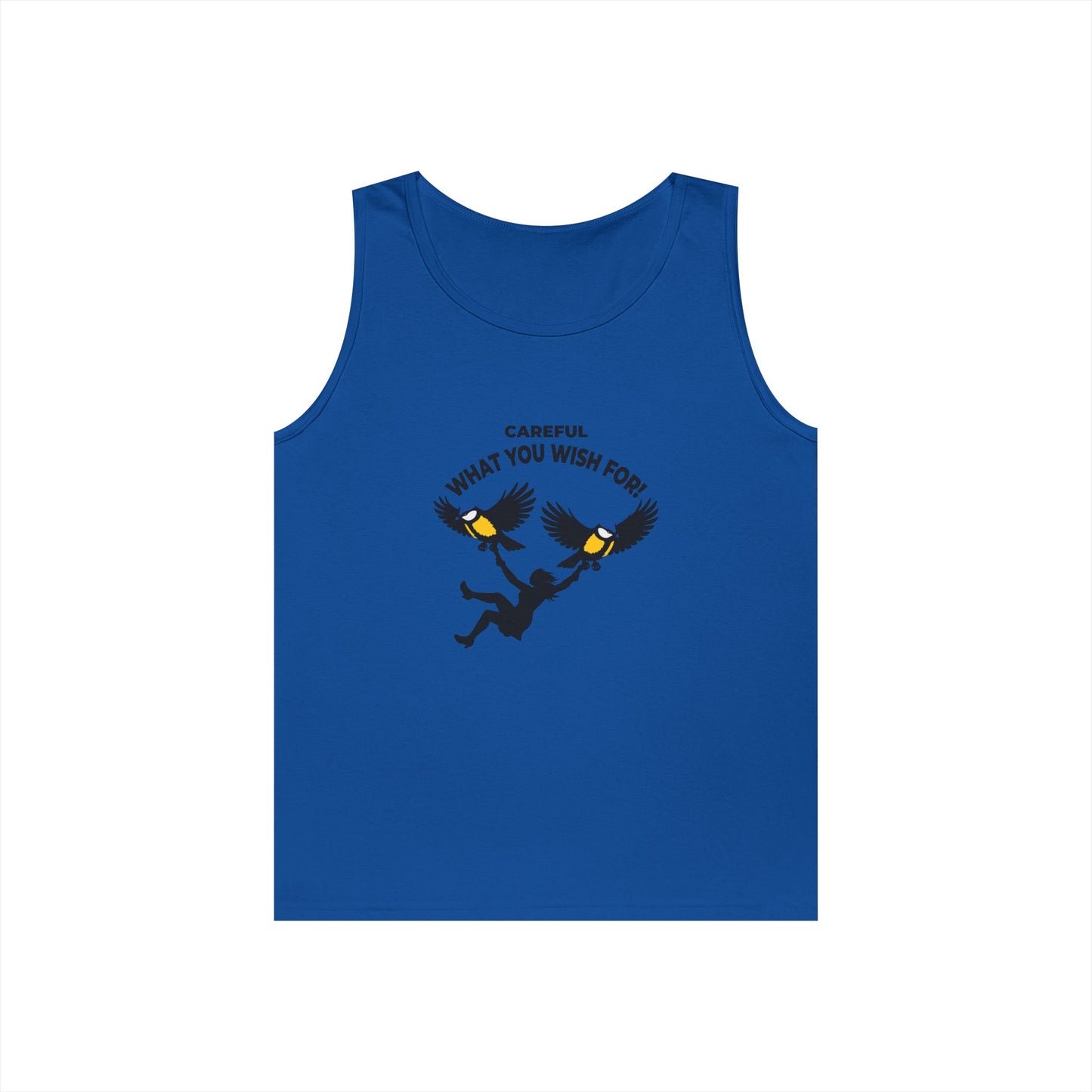 woman carried by two giant birds genie wish gone wrong big tits tank top design