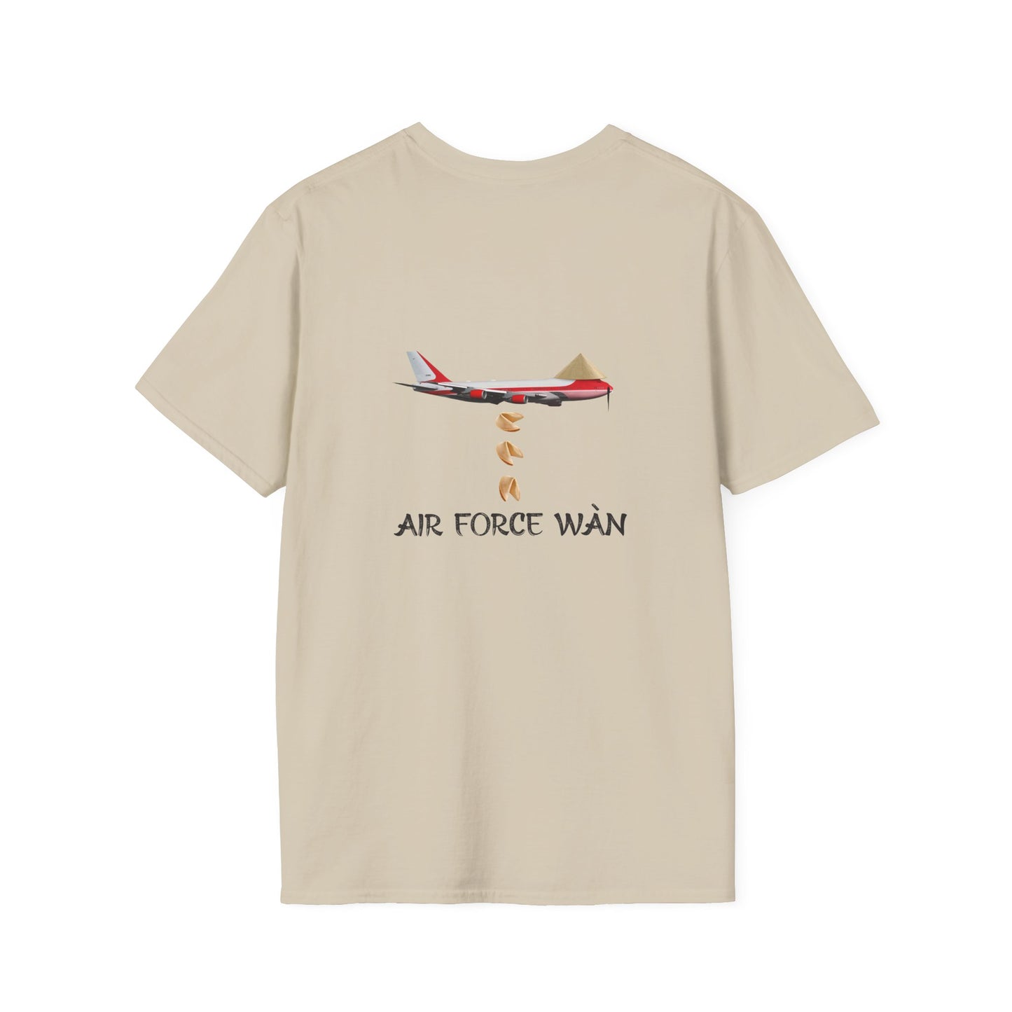 Chinese inspired air force one the presidential plane now with a rice hat, mustached dropping fortune cookies like there's no tomorrow shirt