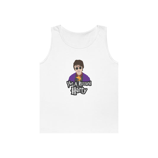 harry potter parody with sunglasses chain rizz funny tank top design