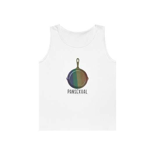 pan with pride colors pansexual pun funny tank top design