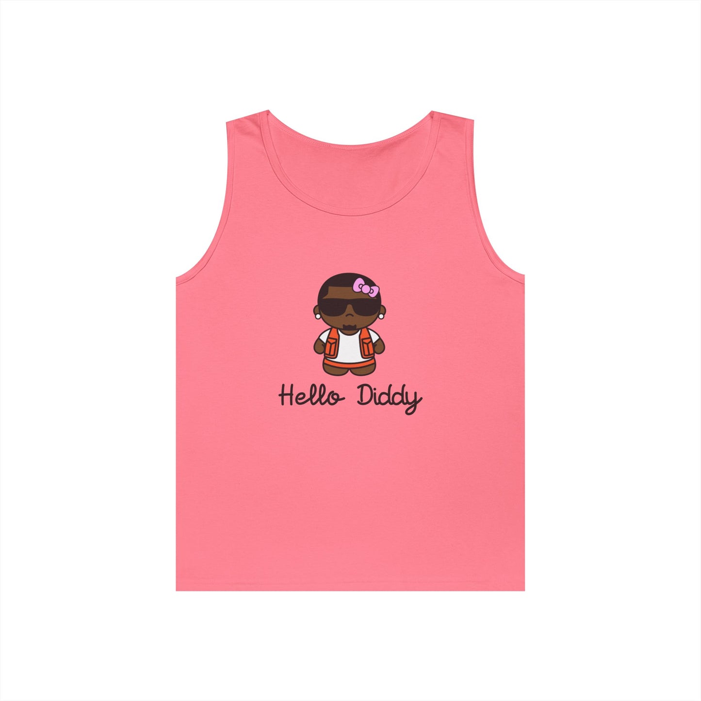 hello kitty parody diddy mashup funny tank top design