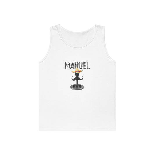 funny car transmission sombrero mustache Cinco de Mayo tank top Manuel