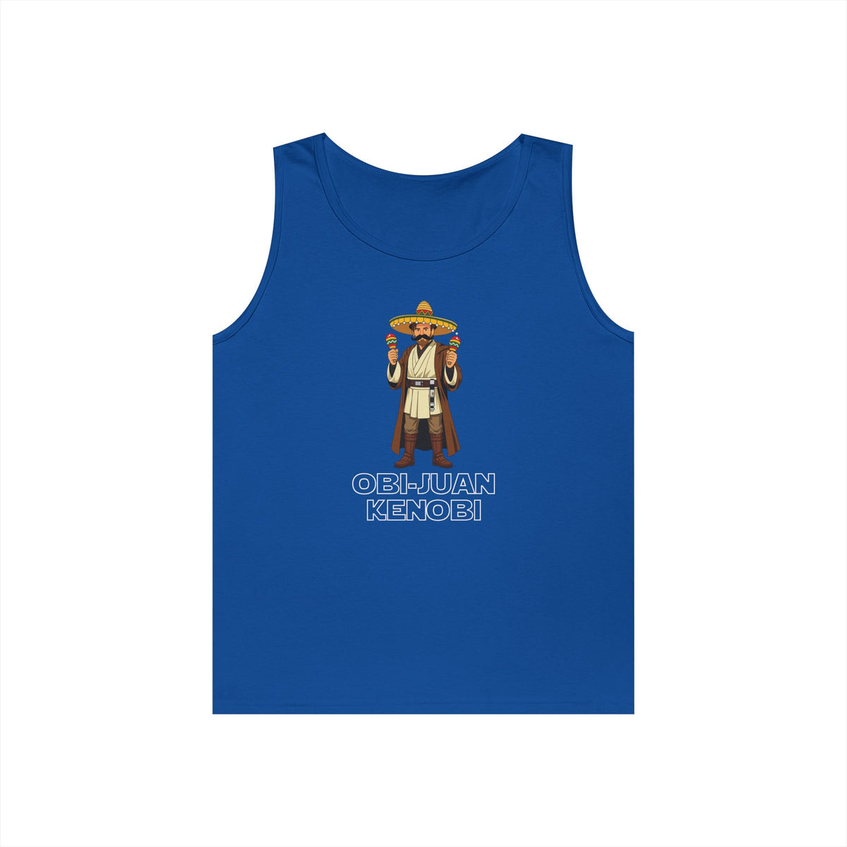 funny Obi Wan Kenobi parody sombrero maracas Cinco de Mayo tank top