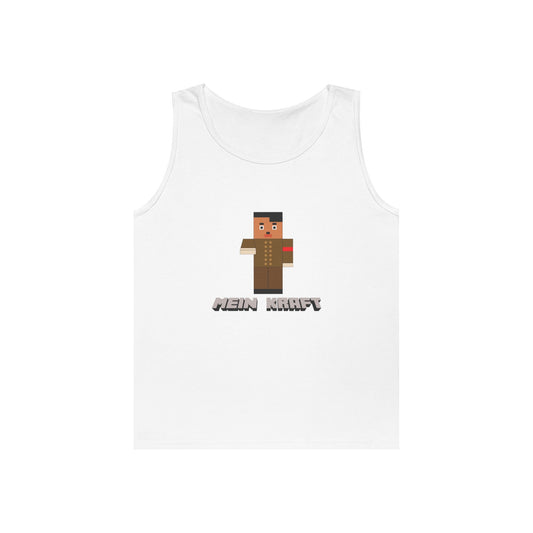 minecraft style hitler parody mein kraft funny tank top design