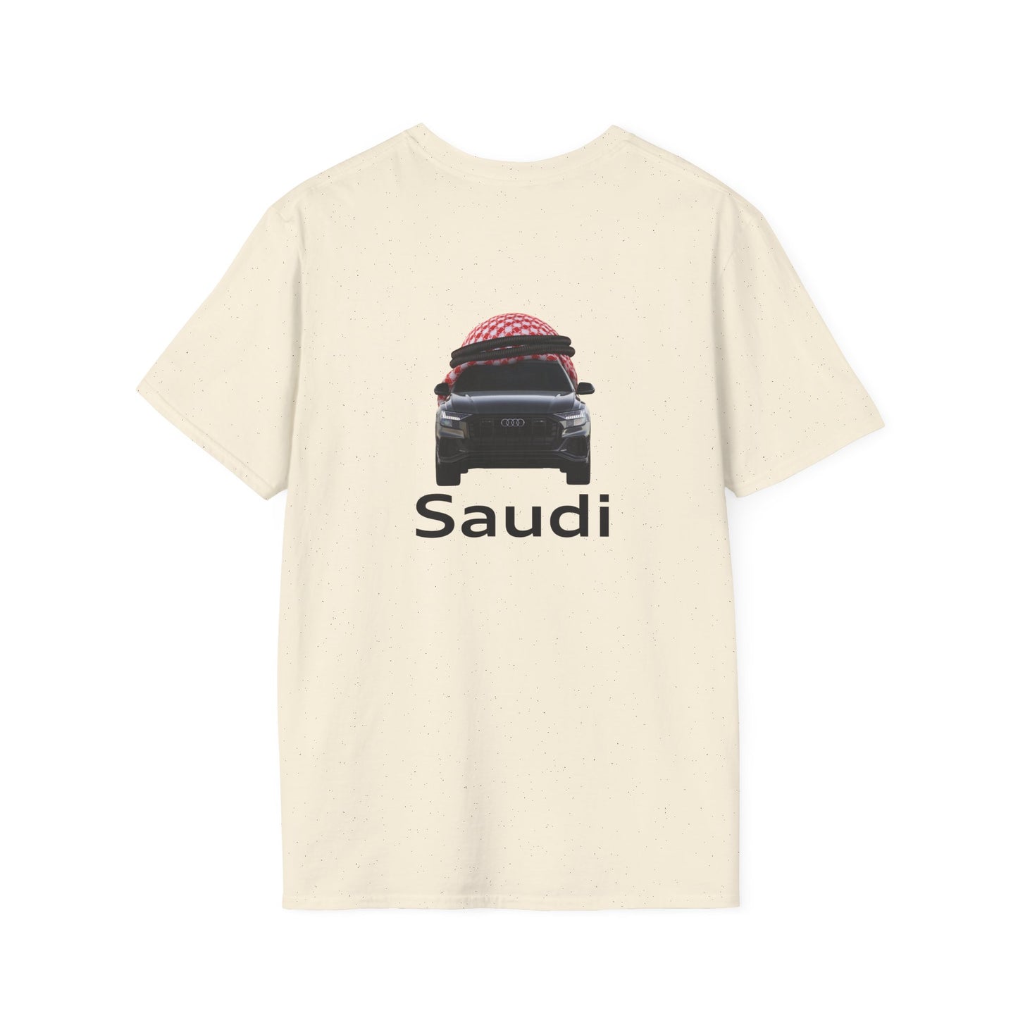 Saudi (Audi Parody) - T-Shirt (BACK PRINT)