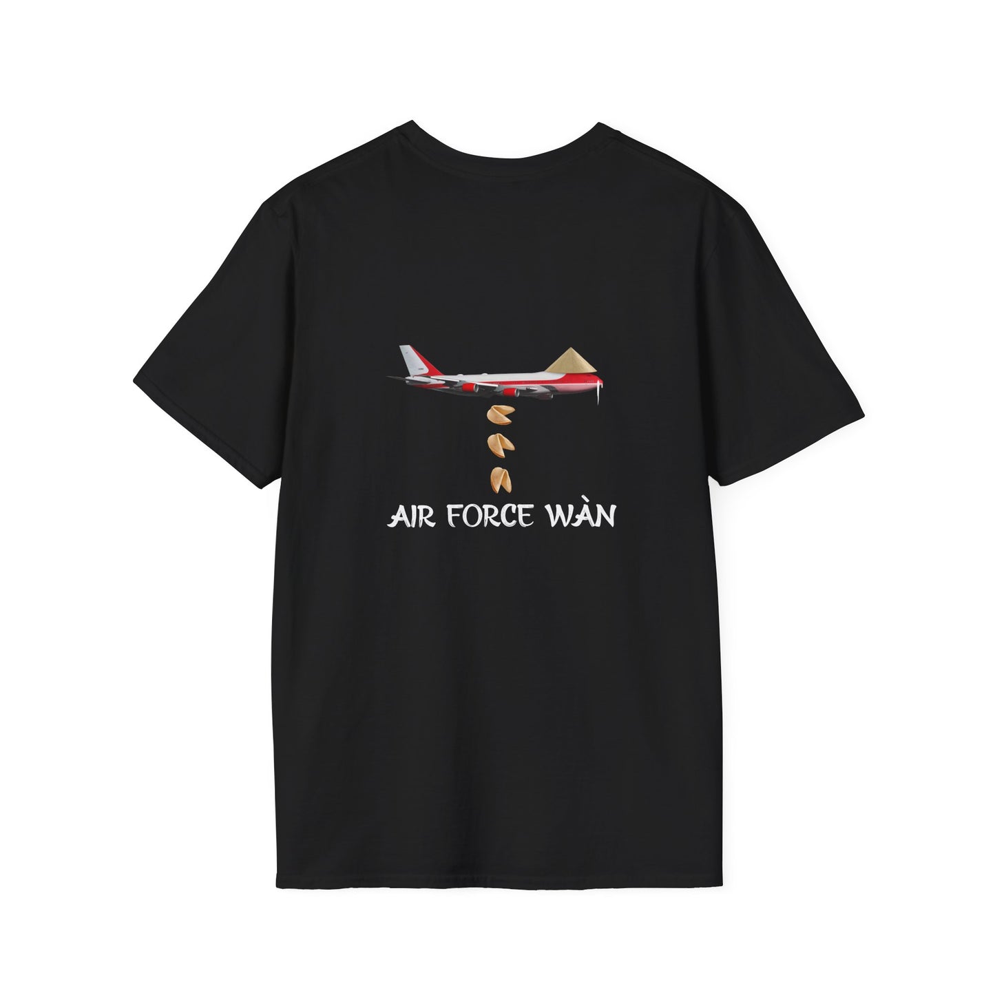 Chinese inspired air force one the presidential plane now with a rice hat, mustached dropping fortune cookies like there's no tomorrow shirt