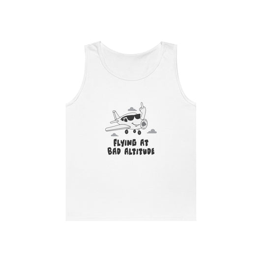 airplane giving middle finger funny flying bad attitude tank top
