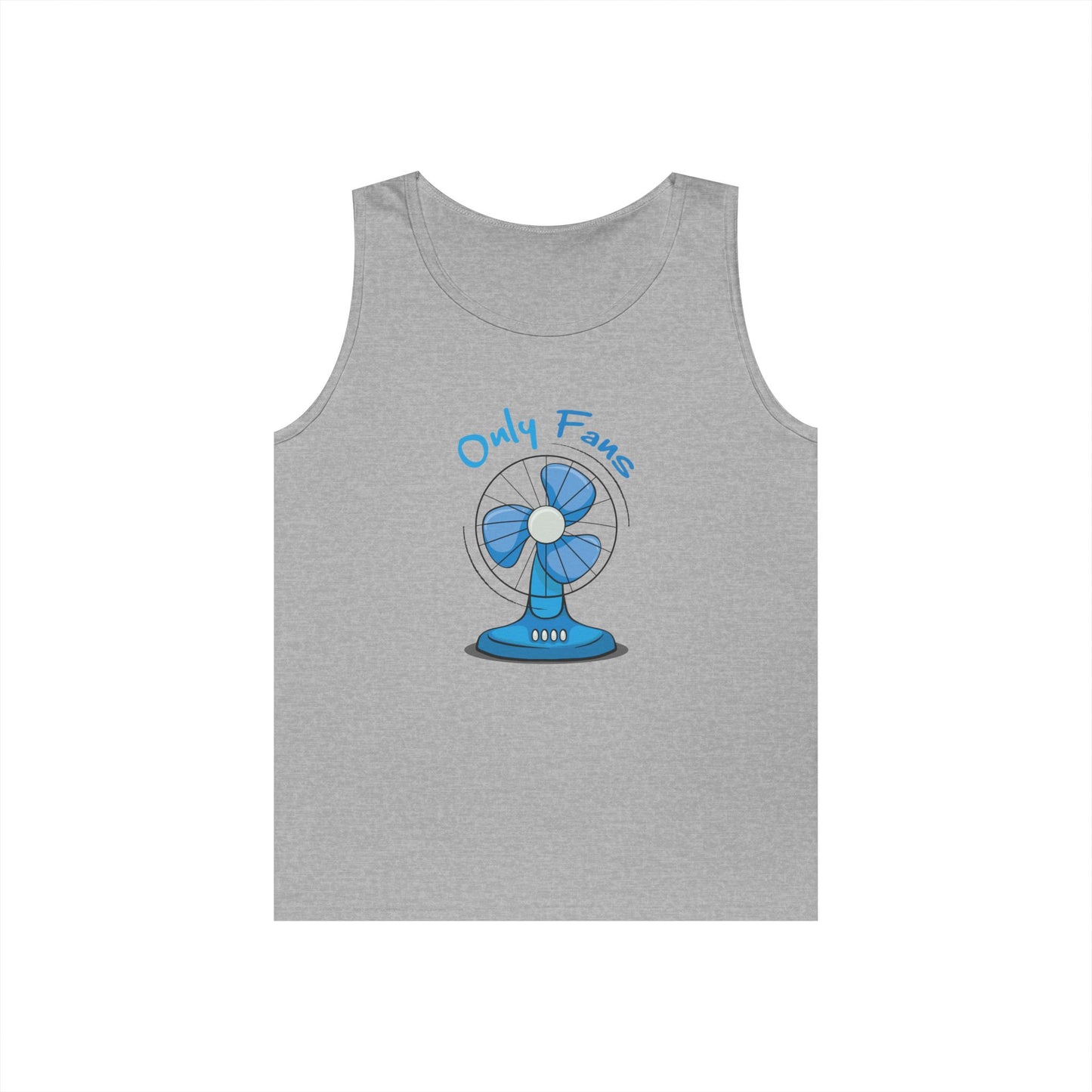 fan illustration only fans pun funny tank top design