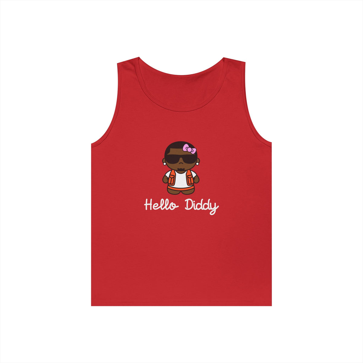 hello kitty parody diddy mashup funny tank top design