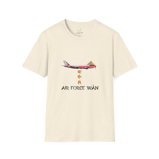 Chinese inspired air force one the presidential plane now with a rice hat, mustached dropping fortune cookies like there's no tomorrow shirt