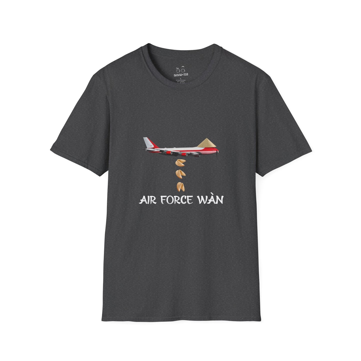 Chinese inspired air force one the presidential plane now with a rice hat, mustached dropping fortune cookies like there's no tomorrow shirt