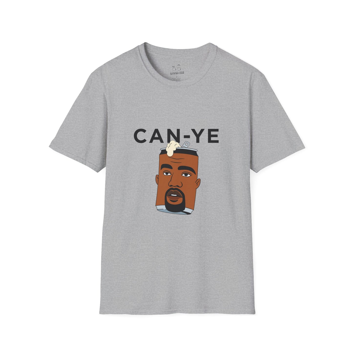 Can Ye parody t-shirt turning Kanye West into a soda can using bold pop culture wordplay