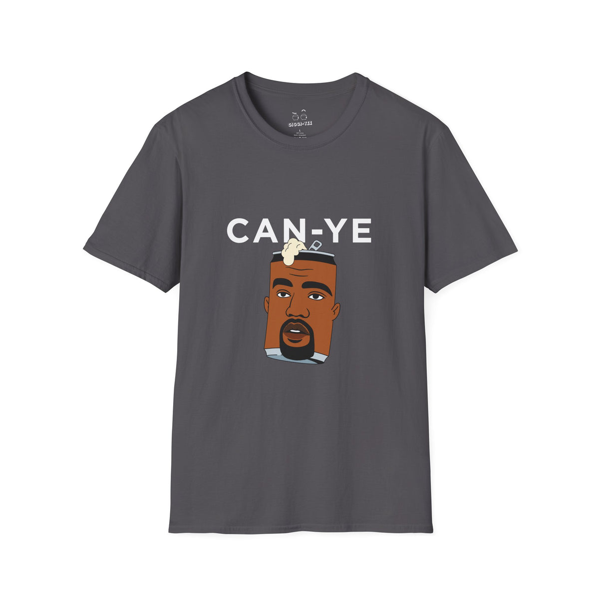 Can Ye parody t-shirt turning Kanye West into a soda can using bold pop culture wordplay