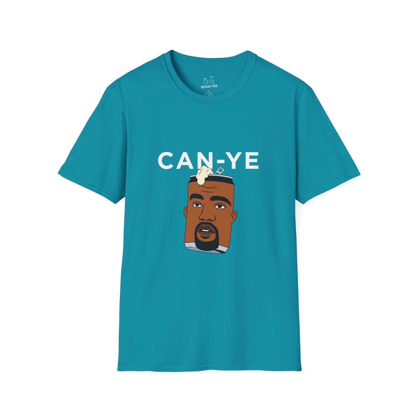 Can Ye parody t-shirt turning Kanye West into a soda can using bold pop culture wordplay