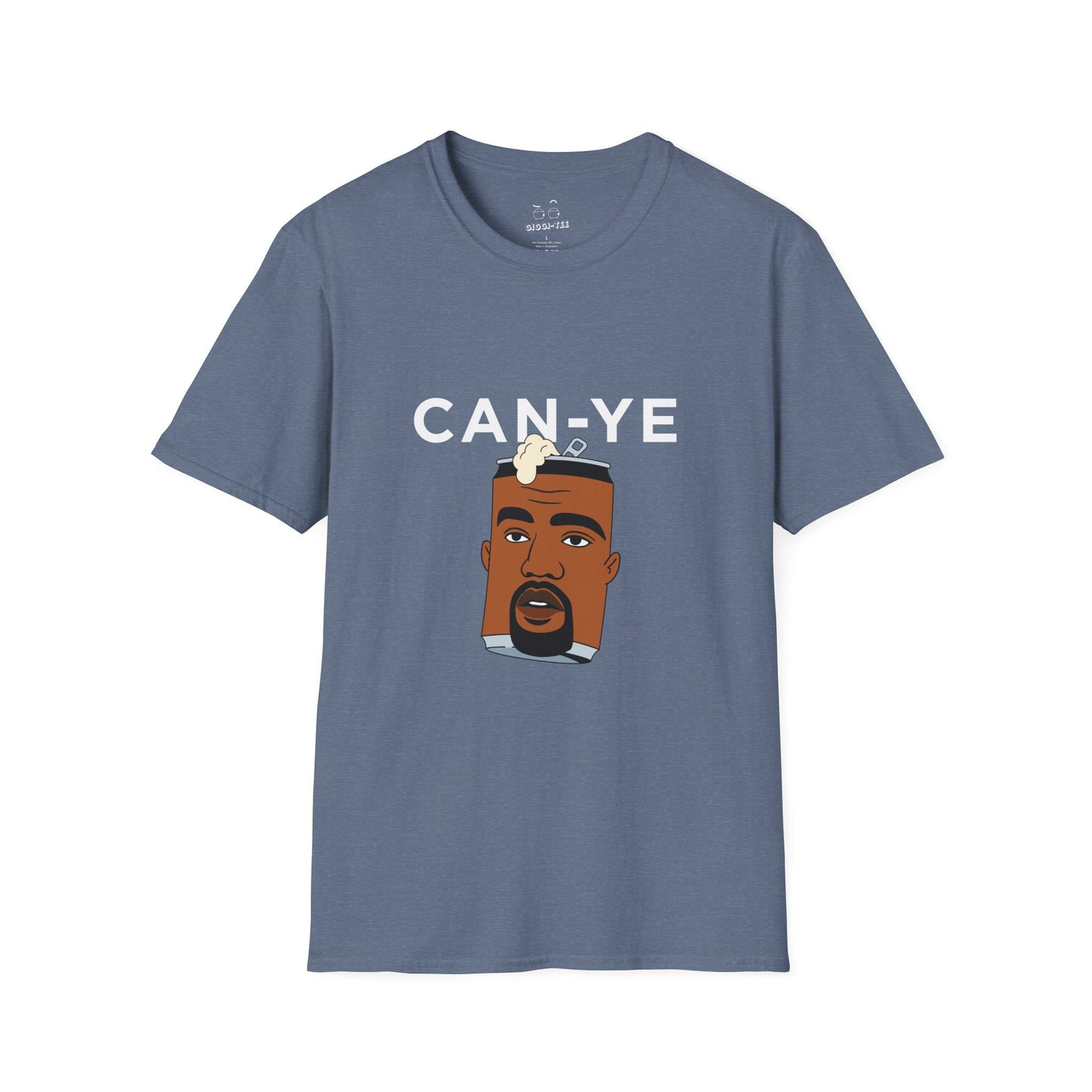 Can Ye parody t-shirt turning Kanye West into a soda can using bold pop culture wordplay