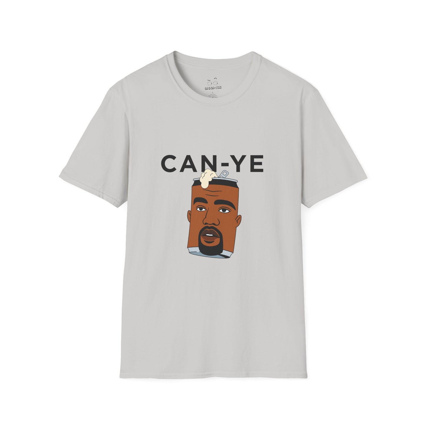Can Ye parody t-shirt turning Kanye West into a soda can using bold pop culture wordplay