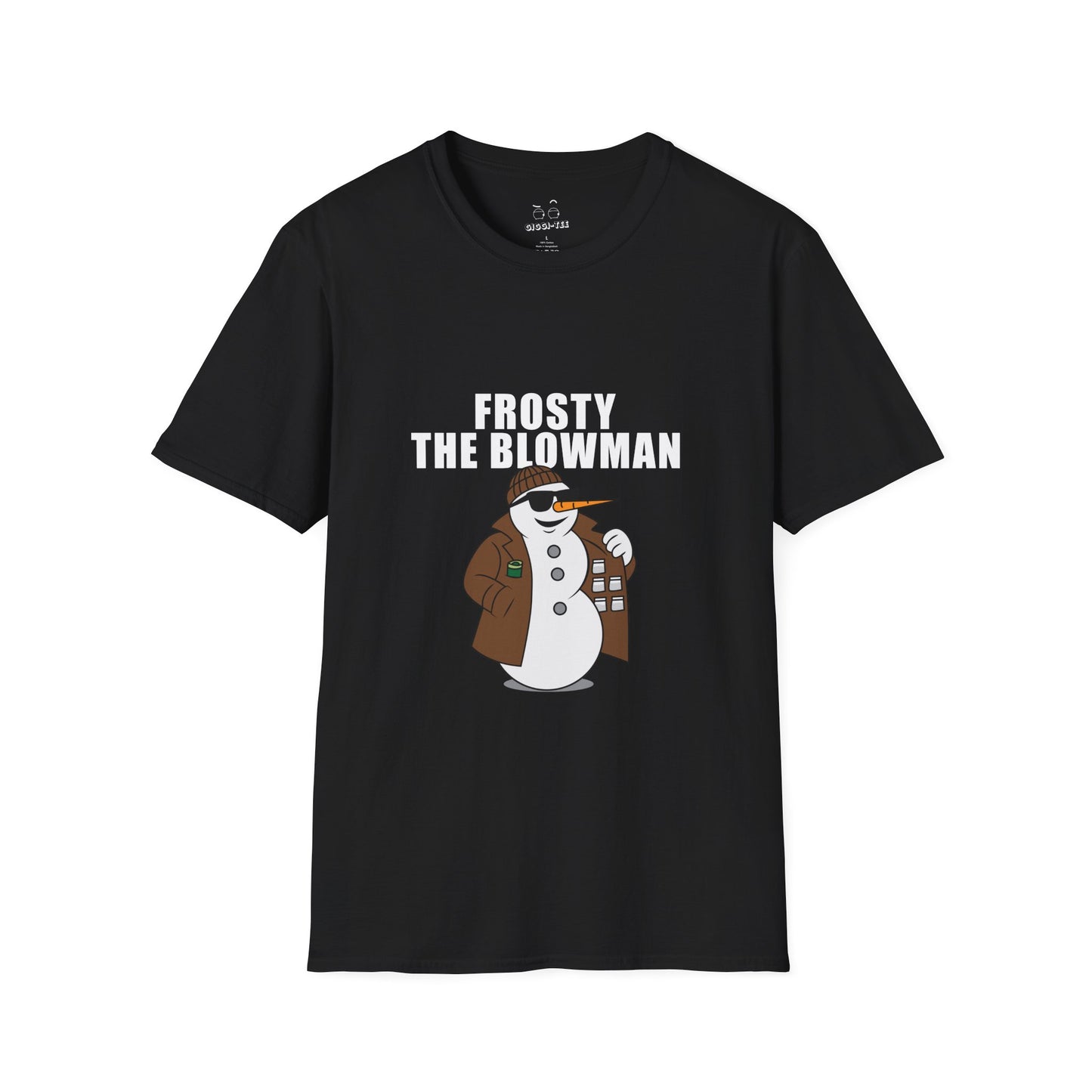 Frosty the Blowman shirt, funny snowman parody, edgy holiday shirt, cheeky Christmas shirt, gift, cartoon parody tee, winter street-style snowman