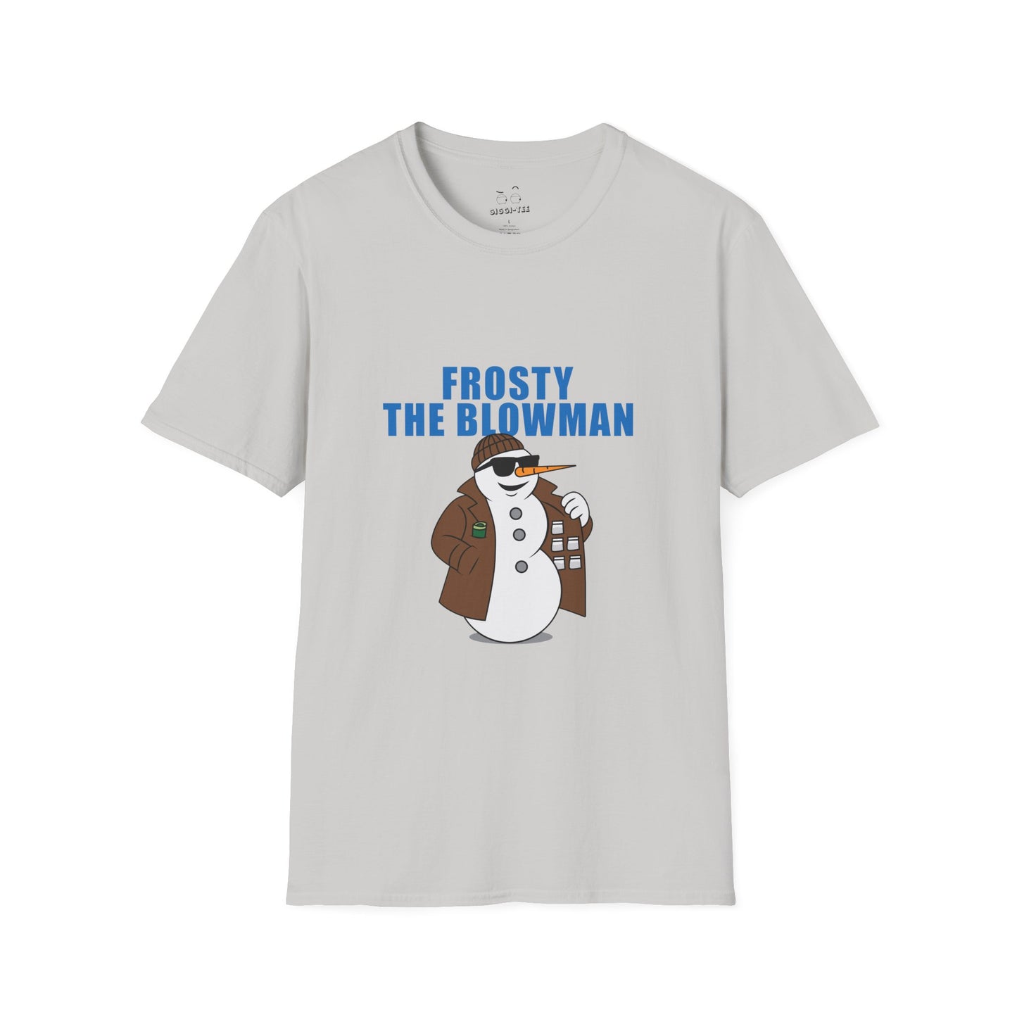 Frosty the Blowman shirt, funny snowman parody, edgy holiday shirt, cheeky Christmas shirt, gift, cartoon parody tee, winter street-style snowman