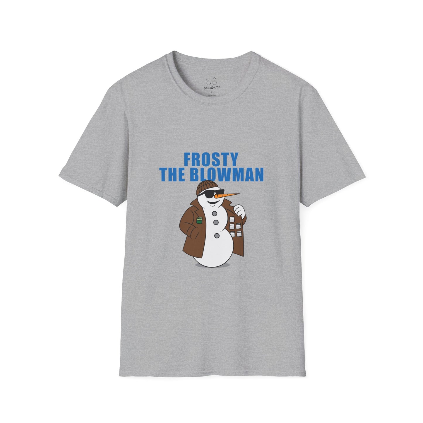Frosty the Blowman shirt, funny snowman parody, edgy holiday shirt, cheeky Christmas shirt, gift, cartoon parody tee, winter street-style snowman