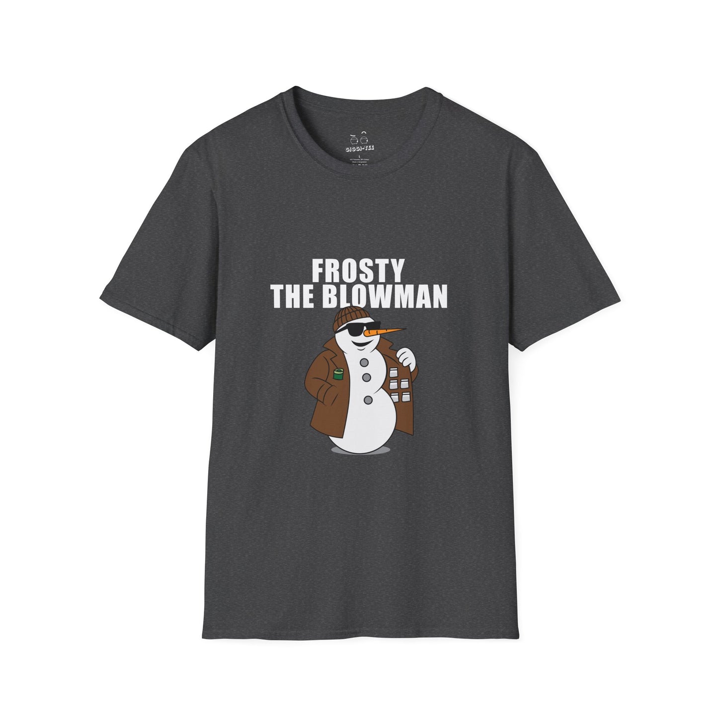 Frosty the Blowman shirt, funny snowman parody, edgy holiday shirt, cheeky Christmas shirt, gift, cartoon parody tee, winter street-style snowman