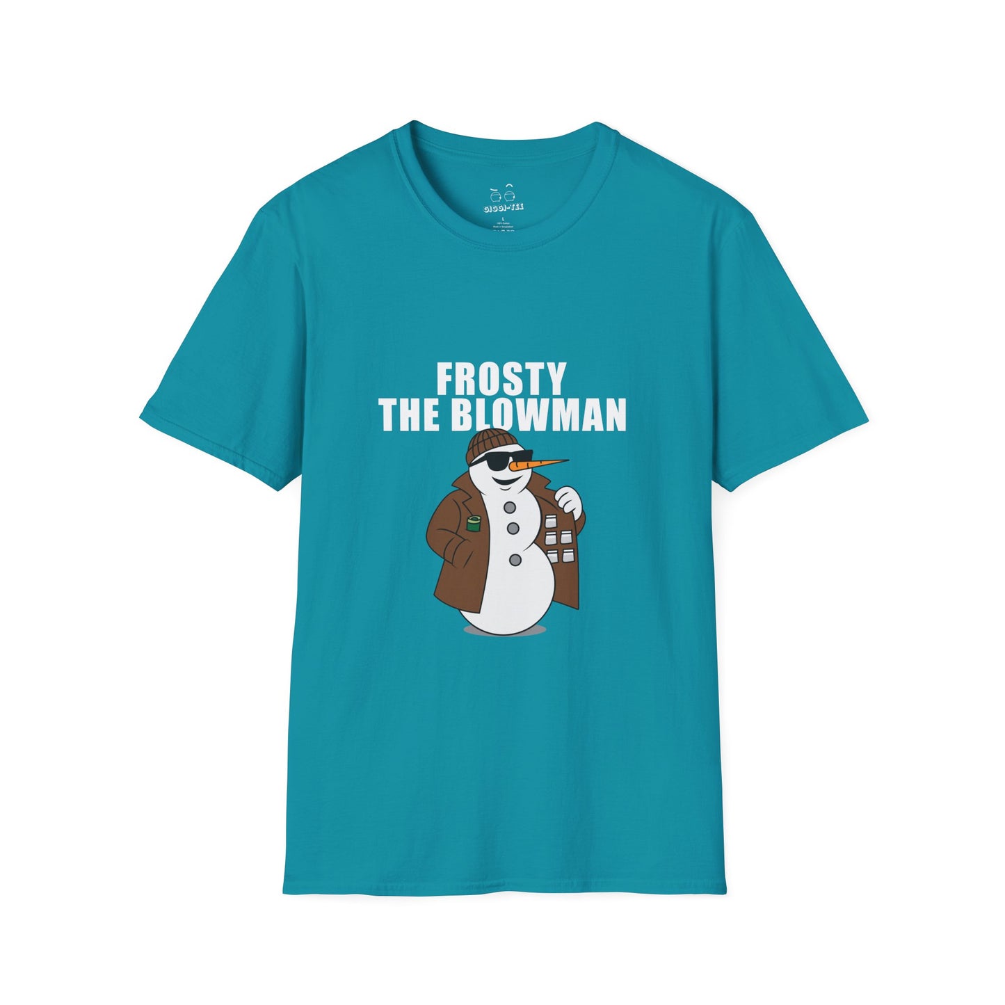 Frosty the Blowman shirt, funny snowman parody, edgy holiday shirt, cheeky Christmas shirt, gift, cartoon parody tee, winter street-style snowman