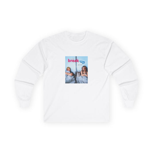 funny political breakup t-shirt with satirical twist, parody of The Break-Up movie poster featuring Donald Trump and Elon Musk
